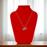 Celestial Moon & Star Locket with Galaxy Pendant JL-59