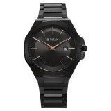 Titan Classic Slim Quartz Analog with Date Black Dial Watch for Men 90167NM01