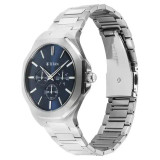 Titan Classic Slim Multifunction Quartz Multifunction Blue Dial Watch For Men 90198SM01