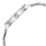 Titan Purple Style Up Quartz Analog Mother Of Pearl Dial Stainless Steel Strap Watch For Women 95238BM01