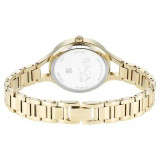 Titan Raga Showstopper Quartz Analog Mother Of Pearl Round Dial Golden Metal Strap Watch For Women 95275YM01