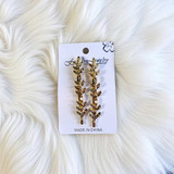Golden Leaf Design Hair Pins – Set of 2 HC-269