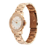 Titan Sparkle Mother of Pearl Dial Stainless Steel Strap Quartz Watch For Women 9798WM05