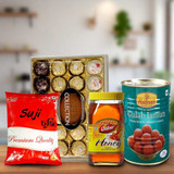 Sweet Festive Gift with Ferrero Rocher & Suji JNK-4011