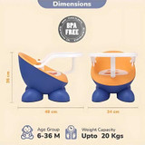 R For Rabbit Jelly Bean Fab Furniture Blue Orange -FNJBFBO02 FNJBFBO02