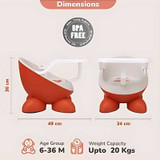 R For Rabbit Jelly Bean Fab 2 in 1 Multipurpose Kids Chair and Meal Chair-FNJBFOC02 FNJBFOC02