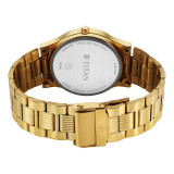 Titan Black Dial Alog Watch for Men-1650YM10 1650YM10