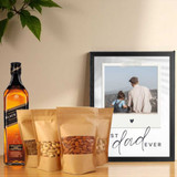 Premium Father's Day Gift Combo With Dry Nuts & Whiskey SK-464