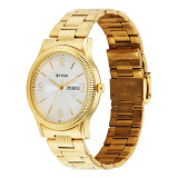 Titan Silver White Dial Alog Watch for Men-1650YM11 1650YM11