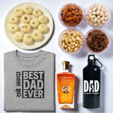 Dry Fruit & Whisky For Father's Day Combo Gift SK-481