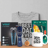 Father's Day Surprise Gift Combo Set With Deodorant, T-Shirt & Sweets SK-485