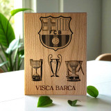 Visca Barca Wooden Plaque – FCB Design RJ-171