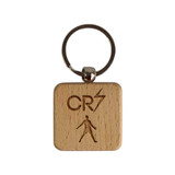 CR 7 Design Square Wooden Keyring RJ-149