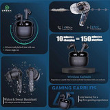 Green Leaf-141 True ENC Wireless Gaming Earbuds