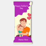 Happy Father's Day Chocolate Personalize Name RJ-301