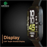 Green Vision Fit Metallic Smartwatch GLEVF1