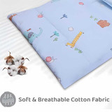 R for Rabbit Snuggy Cozy Bedding Sky Blue BDSCSB4