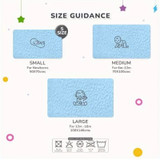 R for Rabbit Dry Nap Bliss Premium Pee Protector Sheet - L(Blue)