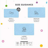 R for Rabbit Dry Nap Bliss Premium Pee Protector Sheet - M(Blue) DSDNBMB3