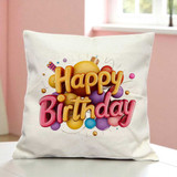 Unique Design Happy Birthday Cushion RJ-241
