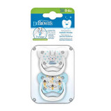 Dr Brown's Prevent Butterfly Soother Stage 1 Blue 2-Pack PV12402-SPX