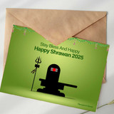 Happy Shrawan 2025 Greeting Card RJ-255