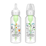 Dr.Brown's 8oz/250mL Narrow Anti-colic Options+ Baby Bottle,Pig/Frog, 2-Pack SB82040