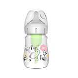 Dr.Brown's 5 oz/150 mL Options+ Wide-Neck Designer Bottle, Woodland Bunny Design, 1-Pack WB51009-INTLX