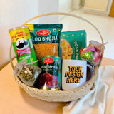 Personalized Mug & Gourmet Treats Gift Basket NKS-1118