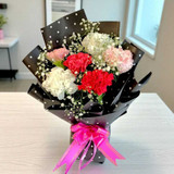 6 Mixed Carnations  Bouquet