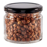 Yera JR325 Micra Black Lid Glass Jar 325 ML 19327