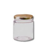 Yera JR200 Golden Lid Micra Glass Jar 200 ml