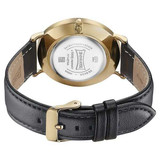 Sonata Quartz Analog Black Dial Black Leather Strap Watch For Men 77143YL02