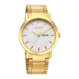 Sonata Utsav Quartz Analog with Day and Date White Dial Watch for Men