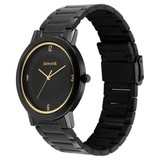 Sonata Utsav Quartz Analog Black Dial Stainless Steel Strap Watch for Men 77108NM02