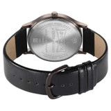Sonata Aspire Quartz Analog Brown Dial Leather Strap Watch for Men 77105QL05