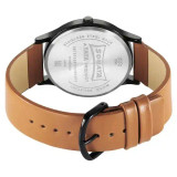 Sonata Aspire Quartz Analog Black Dial Leather Strap Watch for Men-77105NL13 77105NL13