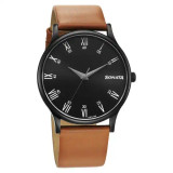 Sonata Aspire Quartz Analog Black Dial Leather Strap Watch for Men-77105NL13 77105NL13