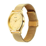 Sonata Traditional Essentials Quartz Analog Champagne Dial Watch for Men 77082YM13