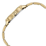 Sonata Quartz Analog Black Dial Golden Stainless Steel Strap Watch For Women 87071YM01