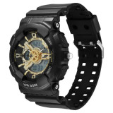 SF Bold Black & Gold Design Men's Watch 77137PP02