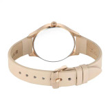 Titan Neo Quartz Analog Silver Dial Beige Leather Strap Watch For Women 2781WL03