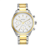 Titan Quartz Multifunction Silver Dial Stainless Steel Strap Watch for Men 1829BM01