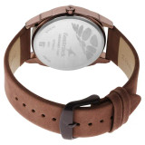 Fastrack After Dark Black Dial Leather Strap Watch for Guys-3273QL01 3273QL01
