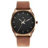 Fastrack After Dark Black Dial Leather Strap Watch for Guys-3273QL01 3273QL01