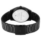 Fastrack Stunners Quartz Analog Black Dial Black Metal Strap Watch For Men 3317NM01