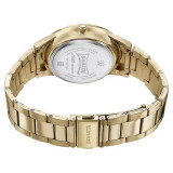 Sonata Quartz Analog Blue Dial Golden Stainless Steel Strap Watch For Men 77144YM01