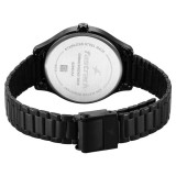 Fastrack Stunners Quartz Analog Black Dial Black Metal Strap Watch For Women