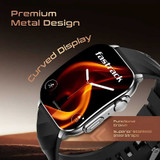 Titan Fastrack Horizon S1 Smartwatch – Gun Metal Case Black Silicone Strap 38166QP01