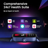 Fastrack Limitless Glide X Smartwatch – 1.83" HD Display, BT Calling, 100+ Sports Modes (Black) 38100PP06